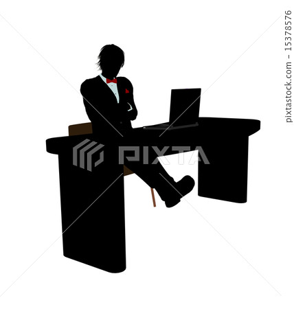 Male Business Silhouette Male Business Silhouette 15378576