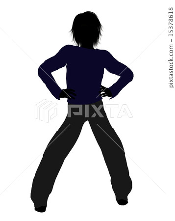 Male Teenager Illustration Silhouette Male Teenager Illustration Silhouette 15378618