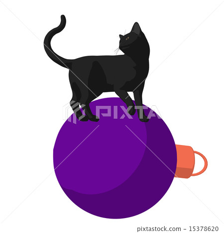 Christmas Cat Illustration Christmas Cat Illustration 15378620