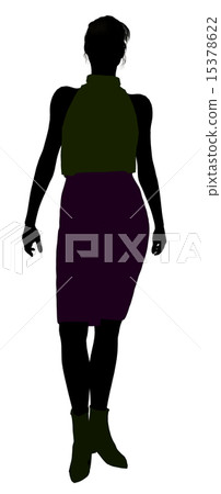 Female Office Illustration Silhouette Female Office Illustration Silhouette 15378622