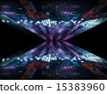 Warped Reflected Business Vector Background 15383960