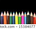 Line Of Pencils 15384077
