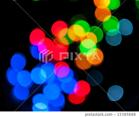 Defocused Christmas lights  15385698