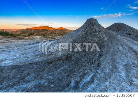 Mud Volcanoes in Buzau, Romania 15386507