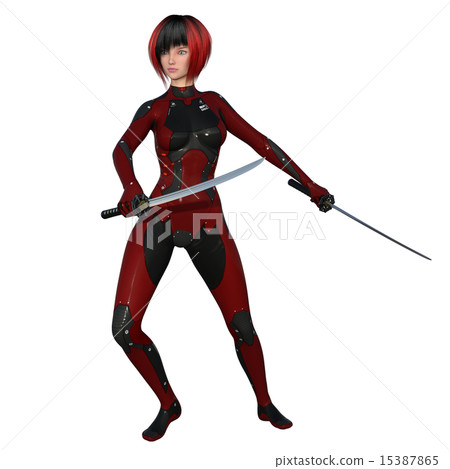Female swordsman 15387865