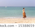 沖繩的海洋和女性 15388659