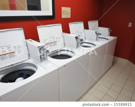 American hotel's laundromat 15389915