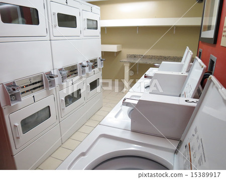 American hotel's laundromat 15389917