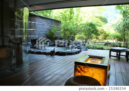 Guest room hot spring inn with open-air bath 15390334