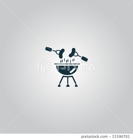 Grill Or Barbecue Icon 15390781