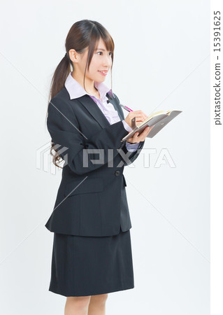 Young OL in suit 15391625