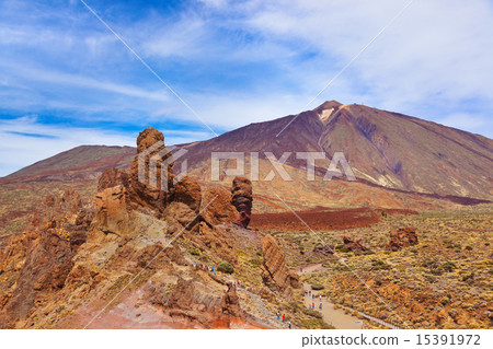 Rock at volcano Teide in Tenerife - Canary 15391972