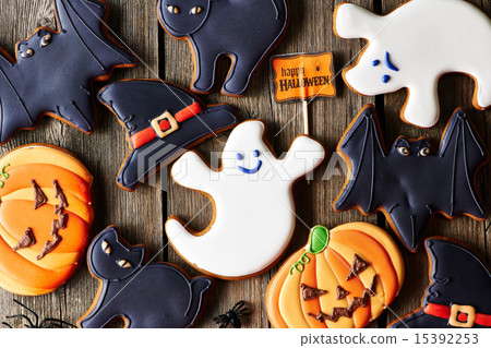 Halloween homemade gingerbread cookies 15392253