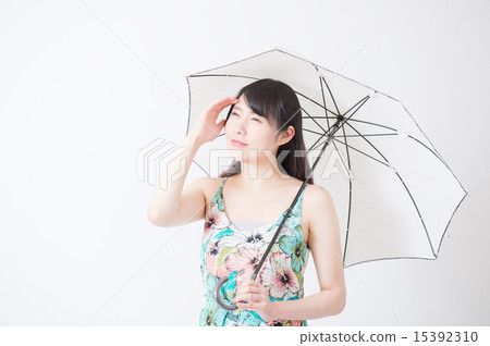 Woman with a parasol Woman with a parasol 15392310