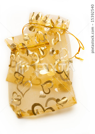 Romantic golden gift bags Romantic golden gift bags 15392540