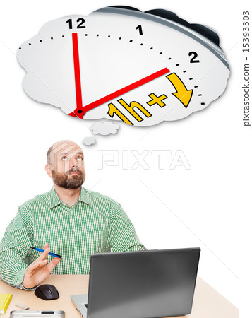 business man daylight saving time 15393303