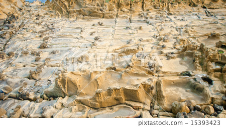 Ho Ping Island Hi Park located in Keelung, Taiwan 15393423
