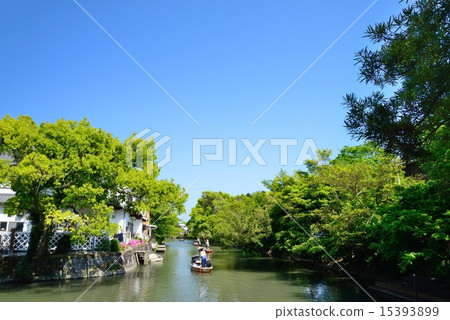 Down stream of Yanagawa Down stream of Yanagawa 15393899