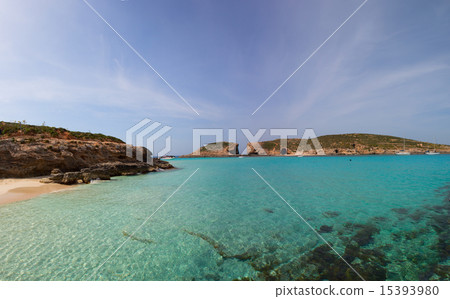 blue lagoon Comino island Malta Gozo 15393980