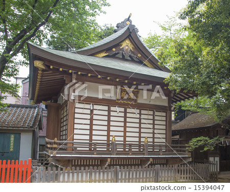 在杉並區的Maihashi Inari神社舞蹈 15394047