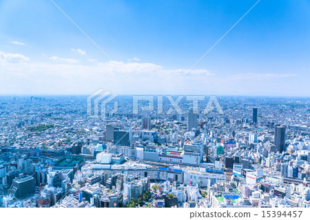 Ikebukuro city scenery · early summer 15394457