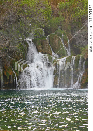 Waterfall on Krka river Waterfall on Krka river 15395483