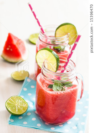 Watermelon and lime drink Watermelon and lime drink 15396470
