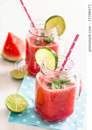 Watermelon and lime drink Watermelon and lime drink 15396471