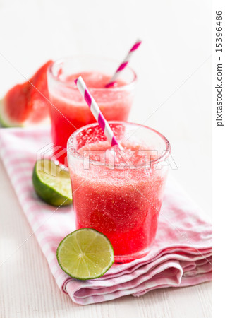 Watermelon and lime drink Watermelon and lime drink 15396486