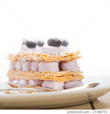napoleon blueberry cake dessert 15396735