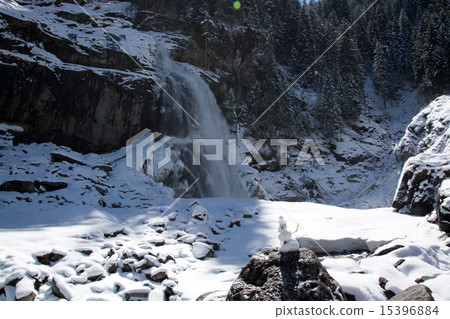 Waterfall Krimml, Pinzgau, Austria Waterfall Krimml, Pinzgau, Austria 15396884