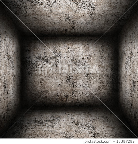 Empty concrete room in a grunge style Empty concrete room in a grunge style 15397292