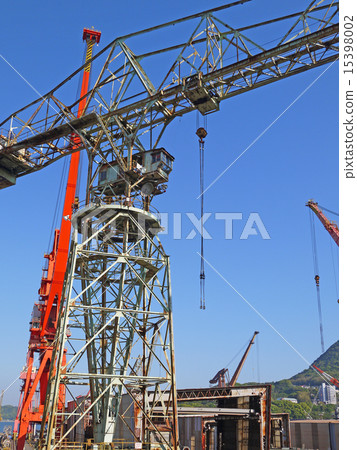 Shipbuilding industry and jib crane Shipbuilding industry and jib crane 15398002