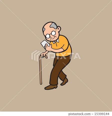 Old man internet addicted 15399144
