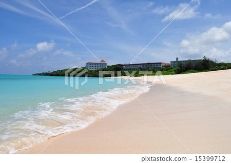 Pictures of Yoron Island's sea, sky and sandy beach Pictures of Yoron Island's sea, sky and sandy beach 15399712