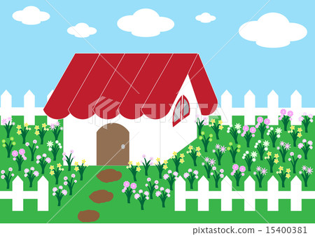 cute home flower garden 15400381