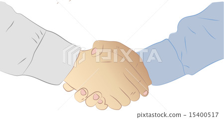 Businessman handshake. Background for business and finance concept. Trusted partnership. Vector 15400517