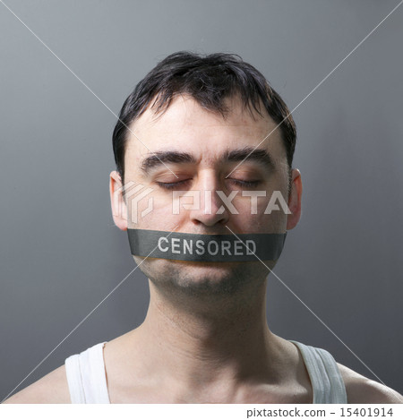 man with bandage on face 15401914