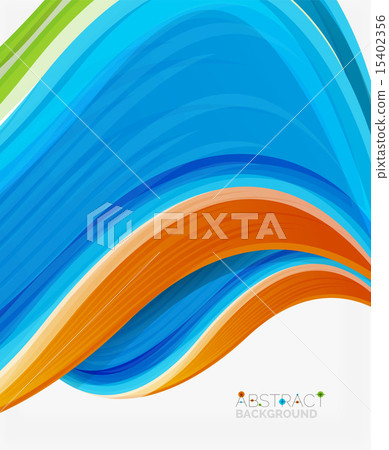 Abstract realistic solid wave background Abstract realistic solid wave background 15402356