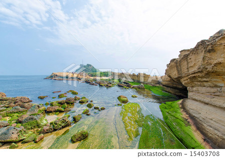 Natural landscape in Yehliu Geopark, Taiwan. Natural landscape in Yehliu Geopark, Taiwan. 15403708