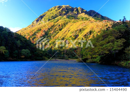 Nikko Shirane, autumn leaves from Miyagahi pond 15404490