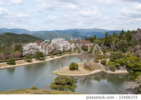 Shogakuin皇宮皇宮龍捲風池塘 15406155