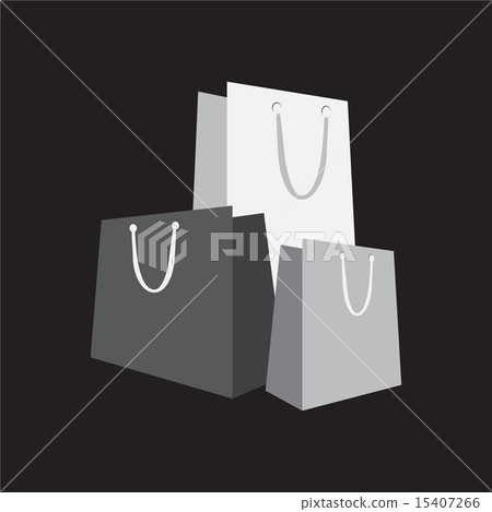 Shopping bag icon vector illustration Shopping bag icon vector illustration 15407266