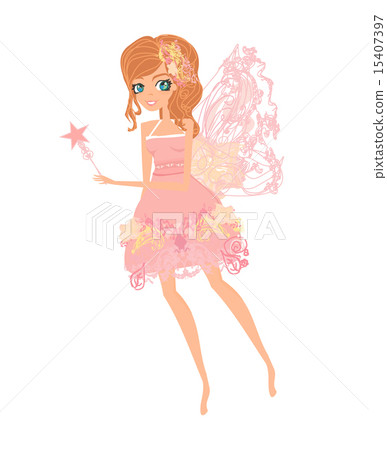beautiful fairy vector graphic 15407397