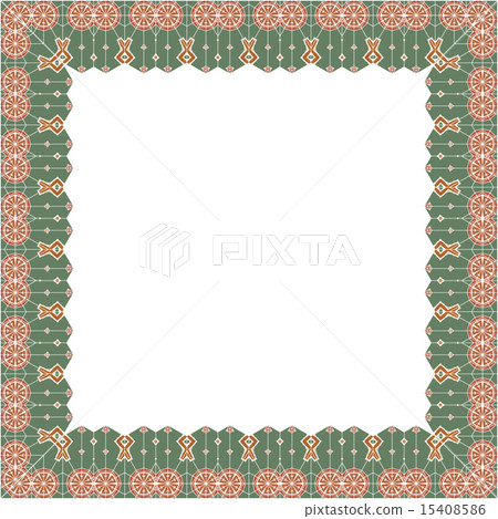 Ornamental Frame for photo with abstract elements 15408586