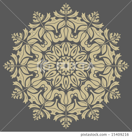 Orient Abstract Vector Pattern Orient Abstract Vector Pattern 15409216