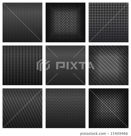 Gray carbon, fiber and metallic textured pattern 15409466
