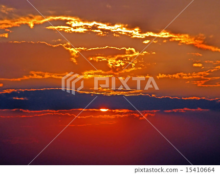 Burning Sunset Burning Sunset 15410664