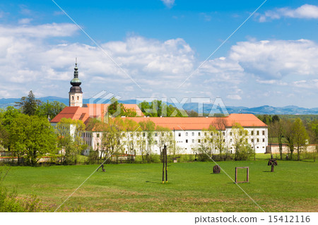 Monastery Kostanjevica na Krki, Slovenia, Europe. 15412116