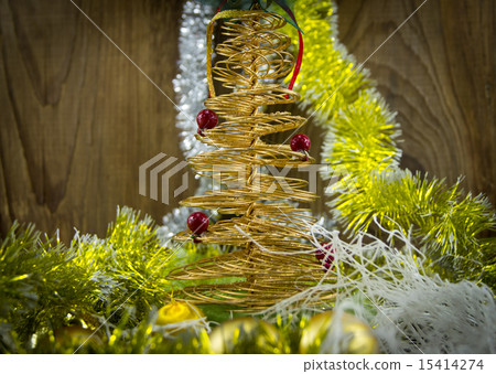 Christmas Vintage decoration border design over ol Christmas Vintage decoration border design over ol 15414274